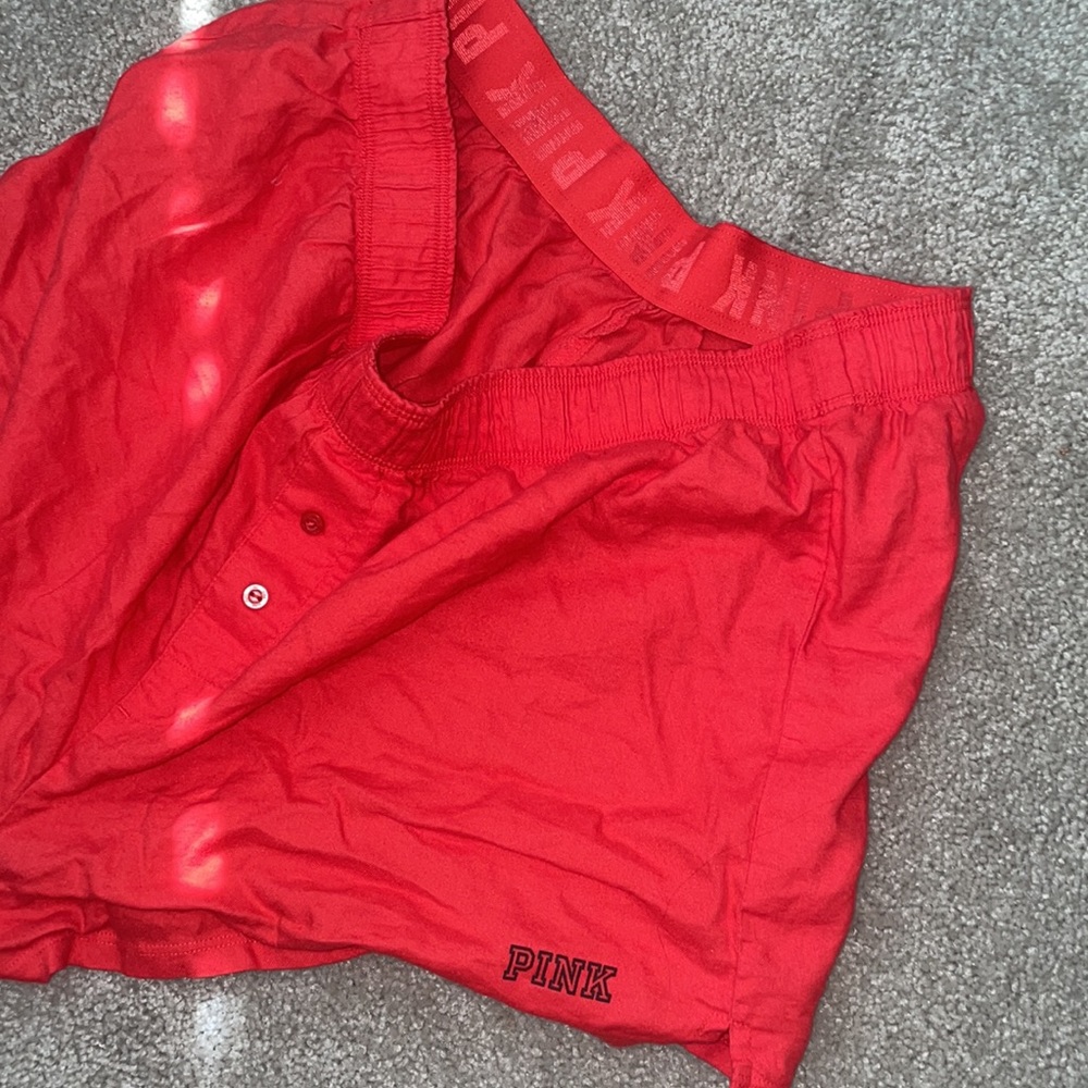 2 For 1 PINK Pajama Shorts - Picture 3 of 3